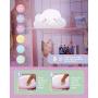 SomeShine Kids Night Light - Rechargeable Cloud Nursery Night Light with Timer, Safe and Durable Kawaii Lamp and Glowing Companion for Baby Feeding, Diaper Changing, and Midnight Bathroom Trips