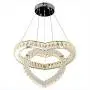 110V Modern Crystal Heart-Shaped Lighting Chandelier LED Ceiling Light Dining Room Bedroom Chandelier Decoration