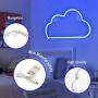 Ifreelife Cloud Neon Signs Neon Lights LED Night Light Wall Decor Lights USB Charging/Battery Operated Decorative Lights for Home, Bedroom, Bar, Christmas/Wedding/Birthday Party