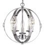 Chrome Chandelier Crystals Chandeliers 3 Light Chrome Light Fixture Sphere Chandelier for Dining Room