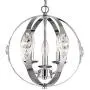 Chrome Chandelier Crystals Chandeliers 3 Light Chrome Light Fixture Sphere Chandelier for Dining Room