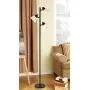 Dorm 3 Light Floor Lamp by Lightaccents - Tree Style Standing Pole Lamp with Adjustable Lights – Floor Standing Pole Light – Tall Lamp Torchiere - Living Room Lamp Black Finish
