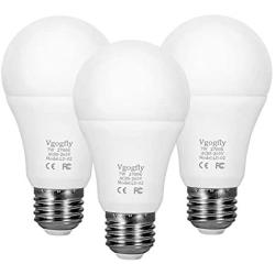 Dusk to Dawn Light Bulb Sensor Smart LED Outdoor Lighting Bulbs Lamp 7W E26/E27 Automatic On/Off, Indoor/Outdoor Yard Porch Patio Garden (Warm White, 3 Pack)