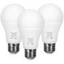 Dusk to Dawn Light Bulb Sensor Smart LED Outdoor Lighting Bulbs Lamp 7W E26/E27 Automatic On/Off, Indoor/Outdoor Yard Porch Patio Garden (Warm White, 3 Pack)