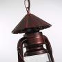 NOXARTE Rustic Lantern Pendant Light with Glass Shade Hanging Ceiling Fixture for Loft Restaurant Farmhouse W7'' x H15''