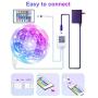 LED Lights Bluetooth 25ft, GUPUP LED Smart Strip Lights 5050 RGB Color Changing LED Strip Lights 25ft Sync to Music LED Lights for Bedroom Controlled by Bluetooth APP and 24-Key Remote