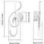 KAWELL Creative Modern Wall Lamp 22W Led Porch Wall Light Indoor Led Strip Aluminum Wall Sconce for Bedroom Living Room Cafe Corridor 6000K White KAWELL Creative Modern Wall Lamp 22W Led Porch Wall Light Indoor Led Strip Aluminum Wall Sconce for Bedroom Living Room Cafe Corridor 6000K White