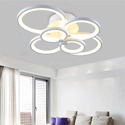 LightInTheBox Modern Ceiling Lamp Dimmable LED Lighting Fixture Flush Mount Light Simplicity Acrylic for Dining Room Kitchen Bedroom (1pc)