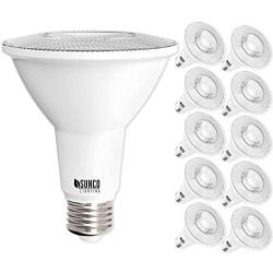 Sunco Lighting 10 Pack PAR30 LED Bulb, 11W=75W, Dimmable, 3000K Warm White, 850 LM, E26 Base, Indoor/Outdoor Spotlight, Waterproof - UL & Energy Star