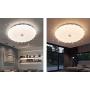 Dimmable LED Ceiling Light, LED Flush Mount Fixture with Remote Control, 13.4in Round LED Ceiling Lamp, for Living Room, Bedroom, Hotel, 27W LED Ceiling Lamp,3 Light Color Changeable(3000K-6000K)