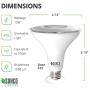 Sunco Lighting 3 Pack PAR38 LED Bulb 13W=100W, 3000K Warm White, 1050 LM, Dimmable, Indoor/Outdoor Spotlight, Waterproof - UL & Energy Star Listed