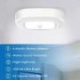 SUNVIE Motion Sensor Ceiling Light Battery Operated LED Motion Sensor Light Indoor/Outdoor Wireless Battery Powered Ceiling Light 300LM for Closet Hallway Bathroom Laundry Pantry with Photocell Sensor
