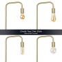 O’Bright Industrial Floor Lamp for Living Room, Metal Lamp, E26 Socket, 70 Inches, Minimalist Design for Decorative Lighting, Stand Lamp for Bedroom/Office/Dorm, Gold (Antique Brass)