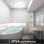 LE Flush Mount Ceiling Light Fixture Waterproof LED Ceiling Light for Bathroom Porch, 5000K Daylight 15W (100W Equivalent) 1250lm Ceiling Lamp for Kitchen, Bedroom, Living Room, Hallway, Non Dimmable LE Flush Mount Ceiling Light Fixture Waterproof LED Ceiling Light for Bathroom Porch, 5000K Daylight 15W (100W Equivalent) 1250lm Ceiling Lamp for Kitchen, Bedroom, Living Room, Hallway, Non Dimmable