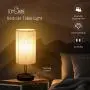 3 Way Dimmable Touch Control Table Lamp with 2 USB Ports and Power Outlet, Bedside Nightstand Lamp Simple Night Light Bedroom Lamp for Bedroom, Living Room, Office (6W Bulb Included) 3 Way Dimmable Touch Control Table Lamp with 2 USB Ports and Power Outlet, Bedside Nightstand Lamp Simple Night Light Bedroom Lamp for Bedroom, Living Room, Office (6W Bulb Included)