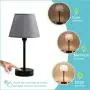 Focondot Touch Control Lamps, Built in 2 USB ports and 1 AC Outlet Bedside Table Lamp, Gray Nightstand Lamps Include 2 Dimmable Edison LED Bulbs, Ideal USB Lamps for Bedroom Living Room Office(2 Pack) Focondot Touch Control Lamps, Built in 2 USB ports and 1 AC Outlet Bedside Table Lamp, Gray Nightstand Lamps Include 2 Dimmable Edison LED Bulbs, Ideal USB Lamps for Bedroom Living Room Office(2 Pack)