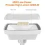 LEPOWER 3000LM Dusk to Dawn LED Security Light Outdoor, 28W Super Bright LED Flood Light with Photocell, 5500K, IP65 Waterproof 2 Heads Exterior Light for Garage, Back Yard, Porch, Patio(2 Pack)