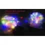 DLTND Solar Rope Lights Outdoor Waterproof IP67 100LED String Lights Christmas Lights PVC Tube Fairy Lights for Pool Garden Yard Patio Gazebo Awning Xmas Tree Party Wedding Camping(Mlti-Clr5 Clear)