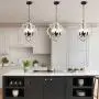 Farmhouse Orb Chandelier, 4-Light Hand-Painted Distressed Wood Hanging Light Fixture for Island Dining Foyer Entryway Lighting. (White, 4-Light) Farmhouse Orb Chandelier, 4-Light Hand-Painted Distressed Wood Hanging Light Fixture for Island Dining Foyer Entryway Lighting. (White, 4-Light)