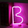 LED Neon Letters Light, Marquee Signs Light Up Letters USB Plug in Batteries Operated Night Light Pink Lamp Words Signs for Kids Teen Girls Bedroom Decor-Pink Letter B