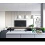 LAKIQ Modern Pendant Light Dome Shade Single Hanging Pendant Lamp Kitchen Island Lighting for Dining Room Living Room Bedroom (9.84,White)