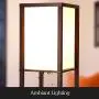 Brightech Maxwell Shelf Floor Lamp w. Wireless Charging Station, USB Port & Outlet - Column Lighting for Bedrooms, Offices & Living Rooms - Contemporary Skinny Nightstand & Tower Light - Brown Brightech Maxwell Shelf Floor Lamp w. Wireless Charging Station, USB Port & Outlet - Column Lighting for Bedrooms, Offices & Living Rooms - Contemporary Skinny Nightstand & Tower Light - Brown