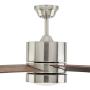 NOMA Ceiling Fan with Light | Reversible Maple or Distressed Walnut Blades | Dimmable with Remote | Brushed-Nickel Finish, 52-Inch