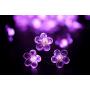 Joyathome Flower String Lights,Pink Cherry Blossom Fairy String Lights 19ft 40 LEDs Wire USB Powered Fun Room Lights for Spring, Nursery, Wedding, Dorm, Girls Bedroom, Baby Carriage Decoration