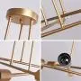 Chandelier Lights Semi Flush Mount Ceiling Modern Sputnik Lighting Farmhouse Kitchen Fixtures for Dining Room Living Bedroom Foyer,6 Light Gold Copper Chandelier Lights Semi Flush Mount Ceiling Modern Sputnik Lighting Farmhouse Kitchen Fixtures for Dining Room Living Bedroom Foyer,6 Light Gold Copper