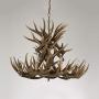 Chandelier, XINDAR Resin Antler Candle Chandeliers Rustic Deer Horn Pendant Light 9 Lights 9 Head Farmhouse Vintage Hanging Ceiling Lamp Large