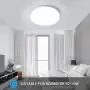 Oeegoo 5000K LED Flush Mount Ceiling Lights Fixture, 18W 1800LM Modern Round LED Ceiling Lamp, IP54 Waterproof Bathroom Ceiling Lights for Kitchen, Bedroom, Bathroom, Hallway, 150W Equivalent Oeegoo 5000K LED Flush Mount Ceiling Lights Fixture, 18W 1800LM Modern Round LED Ceiling Lamp, IP54 Waterproof Bathroom Ceiling Lights for Kitchen, Bedroom, Bathroom, Hallway, 150W Equivalent