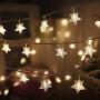 Twinkle Star 100 LED 49 FT Star String Lights, Plug in Fairy String Lights Waterproof, Extendable for Indoor, Outdoor, Ramadan, Wedding Party, Christmas Tree, New Year, Garden Decoration, Warm White