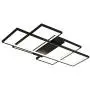 LightInTheBox LED Geometrical Flush Mount Lights Ambient Light Painted Finishes Metal Ceiling Lighting Chandeliers for Dining Room, Living Room (Black, Dimmable)