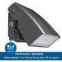 (2 Pack) Dakason 30W LED Wall Pack, Dusk-to-dawn Photocell, Adjustable Head, Full Cut-off Security Light, 5000K 3300lm Replaces 100-150W HPS/HID IP65 Waterproof Outdoor Lighting fixture ETL DLC Listed (2 Pack) Dakason 30W LED Wall Pack, Dusk-to-dawn Photocell, Adjustable Head, Full Cut-off Security Light, 5000K 3300lm Replaces 100-150W HPS/HID IP65 Waterproof Outdoor Lighting fixture ETL DLC Listed