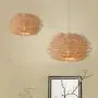 Rattan Pendant Light, Bamboo Shades Creative Bird Nest Wooden Hanging Ceiling Lamp Pendant Light Cover, Chandelier Light for Kitchen Island, Dining Room,Bar, Coffee Shop, Hallway (with no Bulb) (40CM)