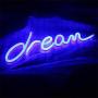 LED Neon Signs,Neon Light for Wall Art, Bedroom Decorations, Home Accessories, Party, and Holiday Decor (Blue, Dream)