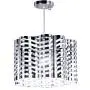 Top Lighting 1-Light Chrome Finish Metal Shade Chandelier Hanging Pendant Ceiling Lamp Fixture