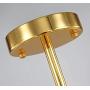 BOKT Post Modern Lighting 20-Light Living Room Chandelier Lighting Island Frosted Glass Lampshade G4 Lamp Socket led Lights Fixture Flush Mount (Gold, Large)