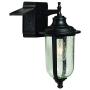 Addington Park 31849 Victoria Collection 1-Light Nautical Outdoor Wall Sconce with Seeded Glass and 2 Built-in GFCI Outlets, 1 Pack, Black Finish Addington Park 31849 Victoria Collection 1-Light Nautical Outdoor Wall Sconce with Seeded Glass and 2 Built-in GFCI Outlets, 1 Pack, Black Finish