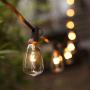 Solar String Lights Outdoor, ZHONGXIN Patio Lights String Waterproof with 10 Classic ST38 LED Edison Bulbs, Perfect for Garden, Backyard, Pergola, Party, Cafe, Bistro, Wedding, Camping Décoration