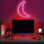 LED Strip Lights, A-1ux 3.28FT Shapeable Neon Signs LED Neon Light Strips Silicone Waterproof case, DIY Neon Art Decorative Lights Wall Decor for Bedroom/Wedding/Holiday/Party/Bar Decoration-(Red)