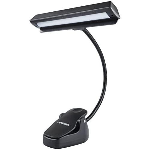 LEPOWER Music Stand Light Clip on Light, 3 Levels Brightness Piano Lights, Rechargeable 14 LED Book Reading Light/Orchestra Light, Perfect for Piano, Travel, Desk and Bed Headboard(White Light)
