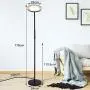 Albrillo Floor lamp - Dimmable LED Floor lamp with RGB and 3 Color Change Modes, Remote Control, 3000K-5000K, 20W/2000lm Super Bright LED Torchiere, Modern Standing Lamps for Bedroom, Office, Black Albrillo Floor lamp - Dimmable LED Floor lamp with RGB and 3 Color Change Modes, Remote Control, 3000K-5000K, 20W/2000lm Super Bright LED Torchiere, Modern Standing Lamps for Bedroom, Office, Black