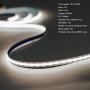 CP3 12V COB LED Strip Kits 5000K Natural White 16.4 FT Flexible 400LEDs/M No Hot Spots Bendable Linear Lights Tape with RF Remote and UL Power Supply for Bedroom Mirror Cabinet Decoration