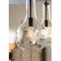 Hamlin Warm Bronze Mini Pendant Light 10'' Wide Modern Clear Glass Fixture for Kitchen Island Dining Room - Possini Euro Design