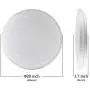 CORSO 20Inch Modern Ceiling Light Fixture Dimmable, Crystal Flush Mount Ceiling Lights for Living Room, Bedroom, Kitchen, Dining Room, 48W 3000K Warm White, 3500Lm, Ultra Slim & Super Bright
