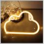 Ifreelife Cloud Neon Signs Neon Lights LED Night Light Wall Decor Lights USB Charging/Battery Operated Decorative Lights for Home, Bedroom, Bar, Christmas/Wedding/Birthday Party