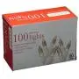 Holiday Essentials 100 Count Ultra-Brite Clear White Lights with White Wire - Indoor / Outdoor Use - UL Listed