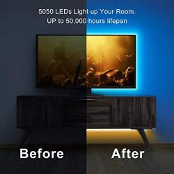 Led Strip Lights 32.8ft, XYUAN Waterproof RGB Flexible Lights 5050 SMD 300 LEDs with 44 Keys IR Remote, 12V Power Supply, Halloween Color Changing Tape Light for Bedroom, Home, Party, DIY Decoration