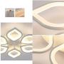 Modern Ceiling Light Acrylic Chandelier LED Ceiling Lamp Flower Shape for Living Room Dining Room Bedroom 85-265V (72W - Warm) Modern Ceiling Light Acrylic Chandelier LED Ceiling Lamp Flower Shape for Living Room Dining Room Bedroom 85-265V (72W - Warm)